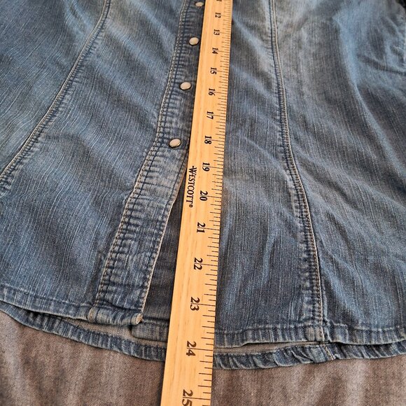 GUESS denim button up shirt - Picture 10 of 14